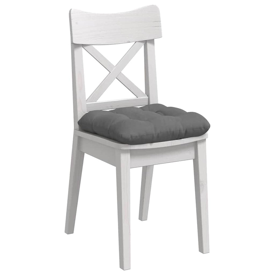 Zitkussens 4 pcs Donkergrijs 40 x 40 cm Microvezel Stof