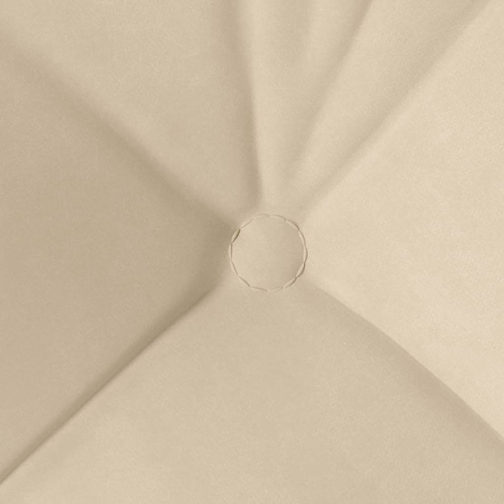 Zitkussens 4 pcs Crème 40 x 40 cm Microvezel Stof