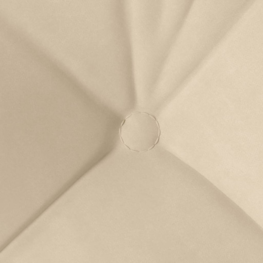 Zitkussens 4 pcs Crème 40 x 40 cm Microvezel Stof