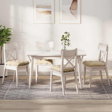 Zitkussens 4 pcs Crème 40 x 40 cm Microvezel Stof