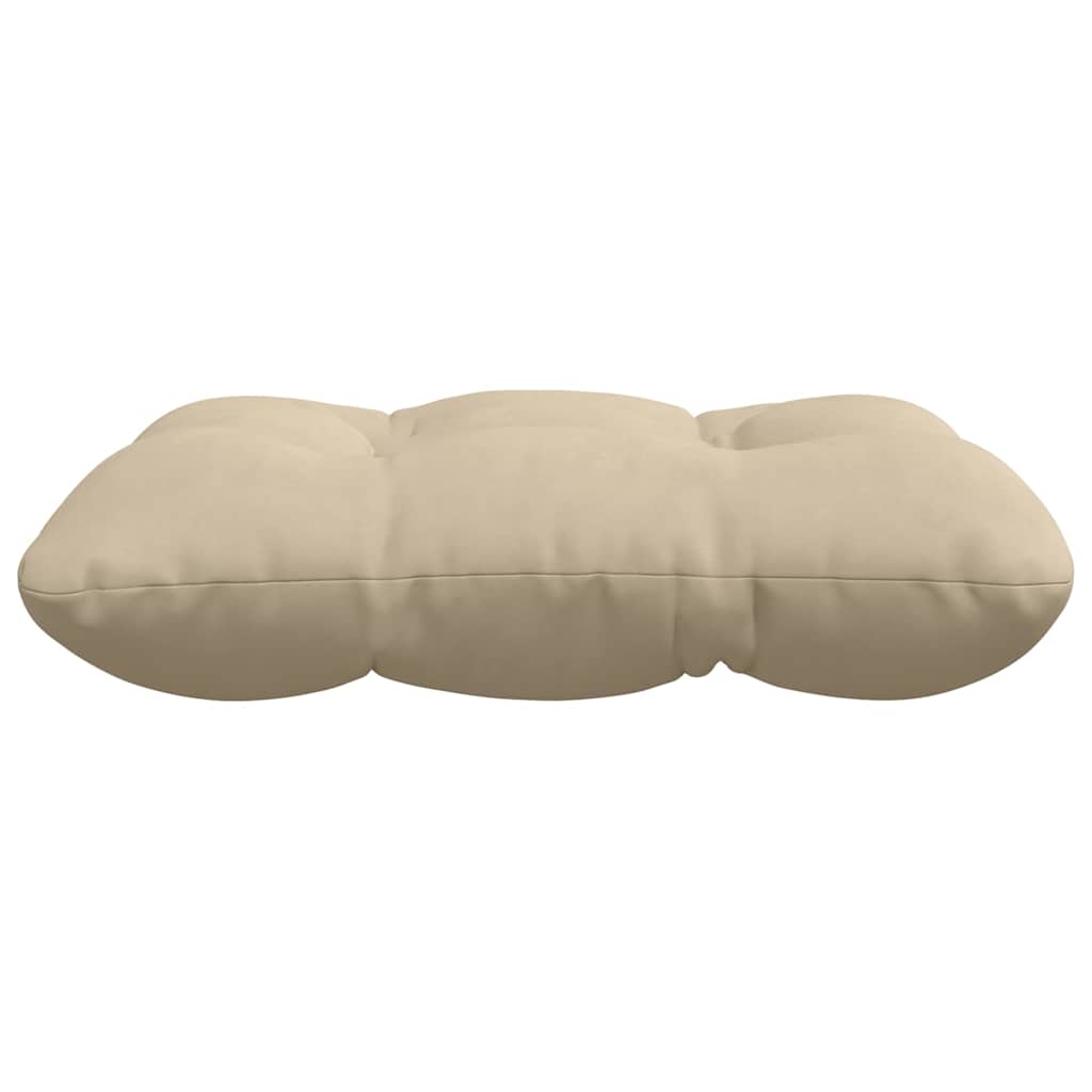 Zitkussens 4 pcs Crème 40 x 40 cm Microvezel Stof