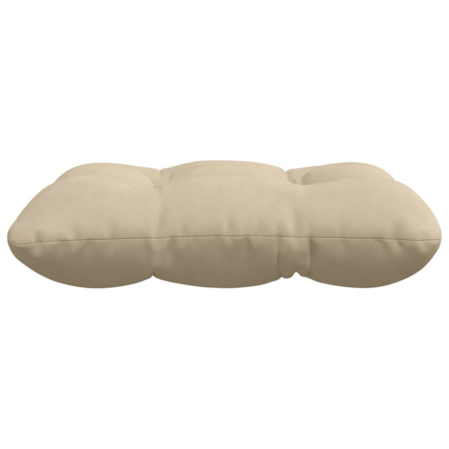 Zitkussens 4 pcs Crème 40 x 40 cm Microvezel Stof