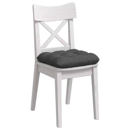 Zitkussens 4 pcs Donkergrijs 40 x 40 cm Katoen Stof