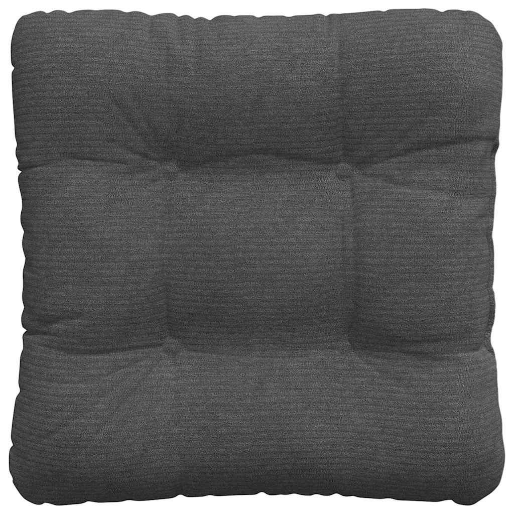 Zitkussens 4 pcs Donkergrijs 40 x 40 cm Katoen Stof