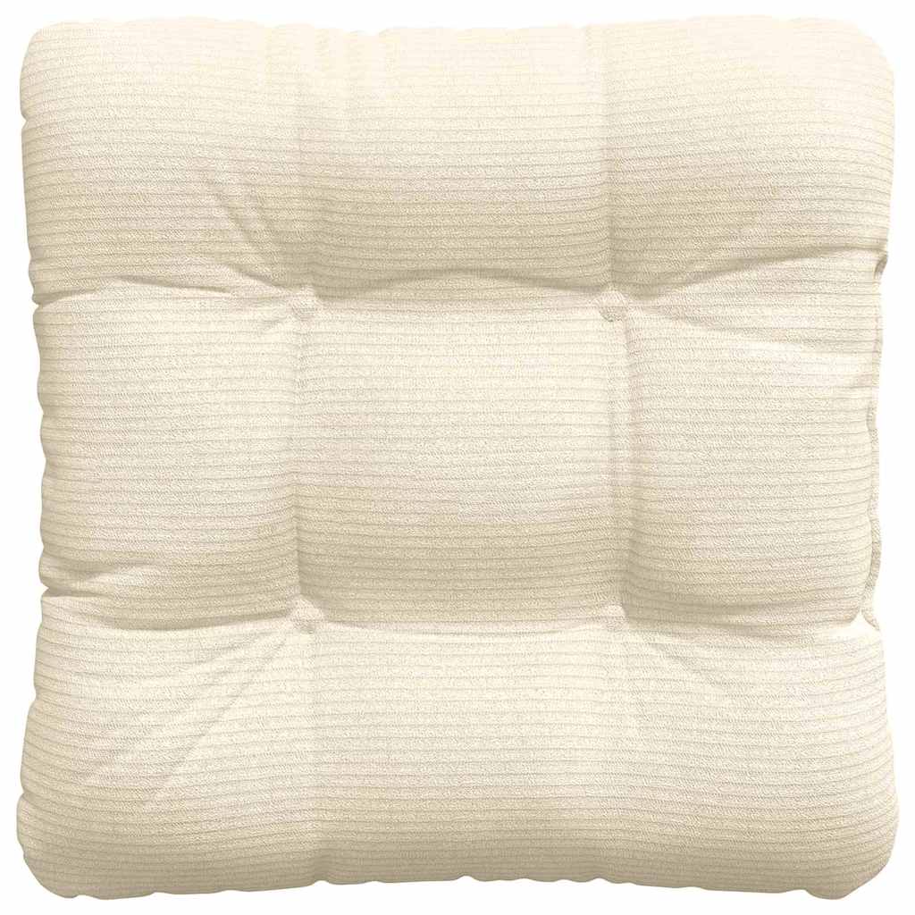 Zitkussens 4 pcs Crème 40 x 40 cm Katoen Stof