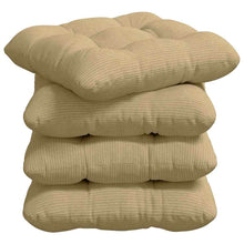 Zitkussens 4 pcs Grijs groen 40 x 40 cm Katoen Stof