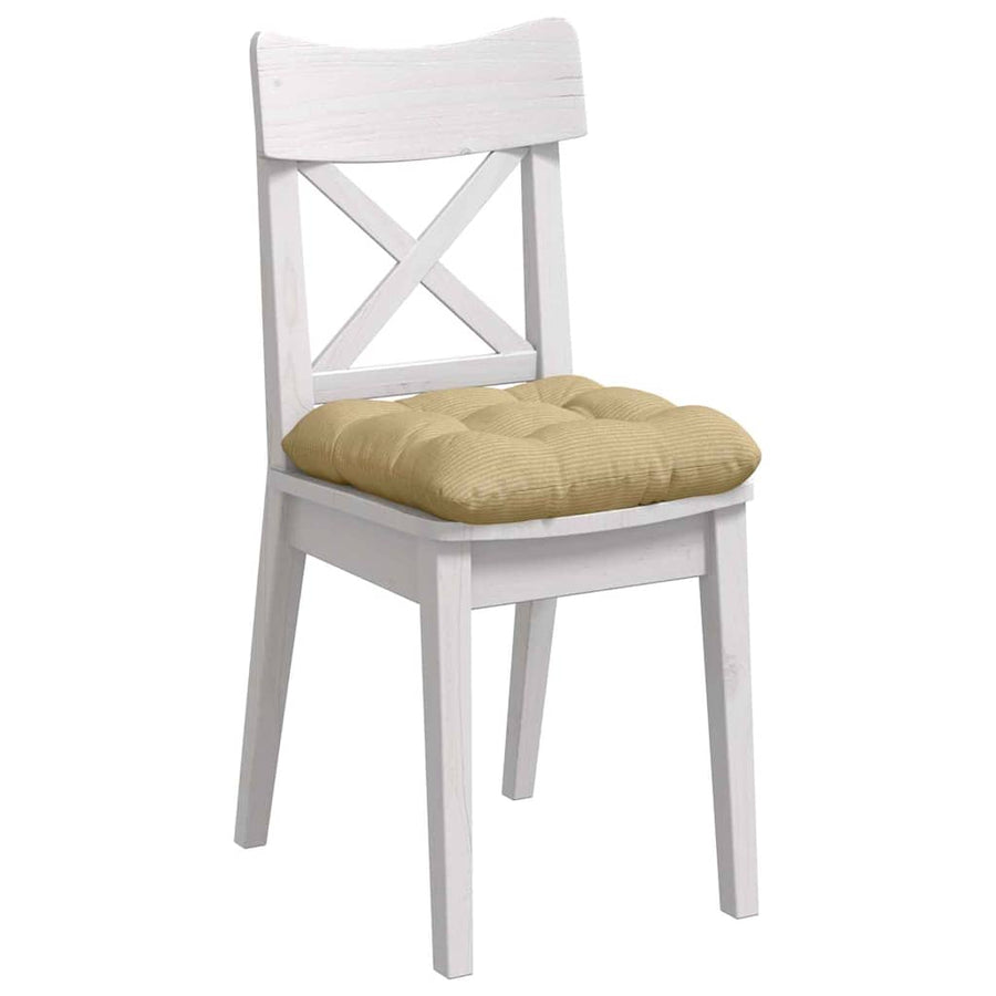 Zitkussens 4 pcs Grijs groen 40 x 40 cm Katoen Stof