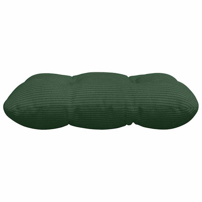 Zitkussens 4 pcs Donkergroen 40 x 40 cm Katoen Stof