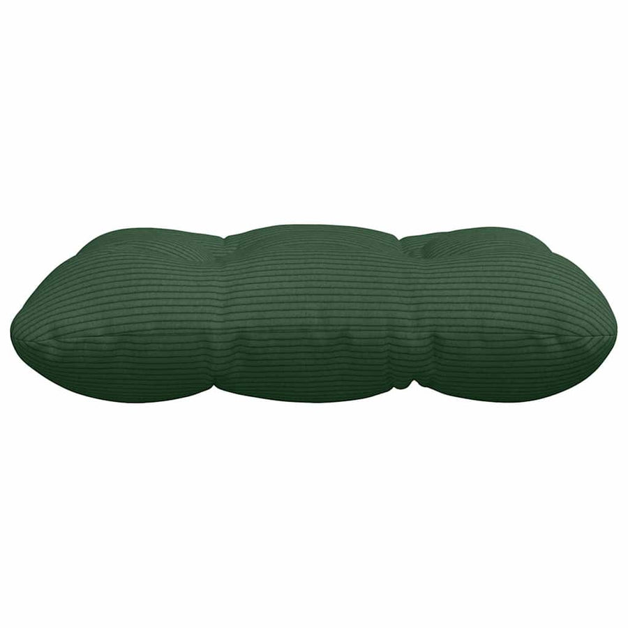 Zitkussens 4 pcs Donkergroen 40 x 40 cm Katoen Stof