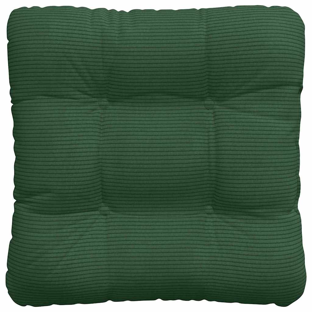 Zitkussens 4 pcs Donkergroen 40 x 40 cm Katoen Stof