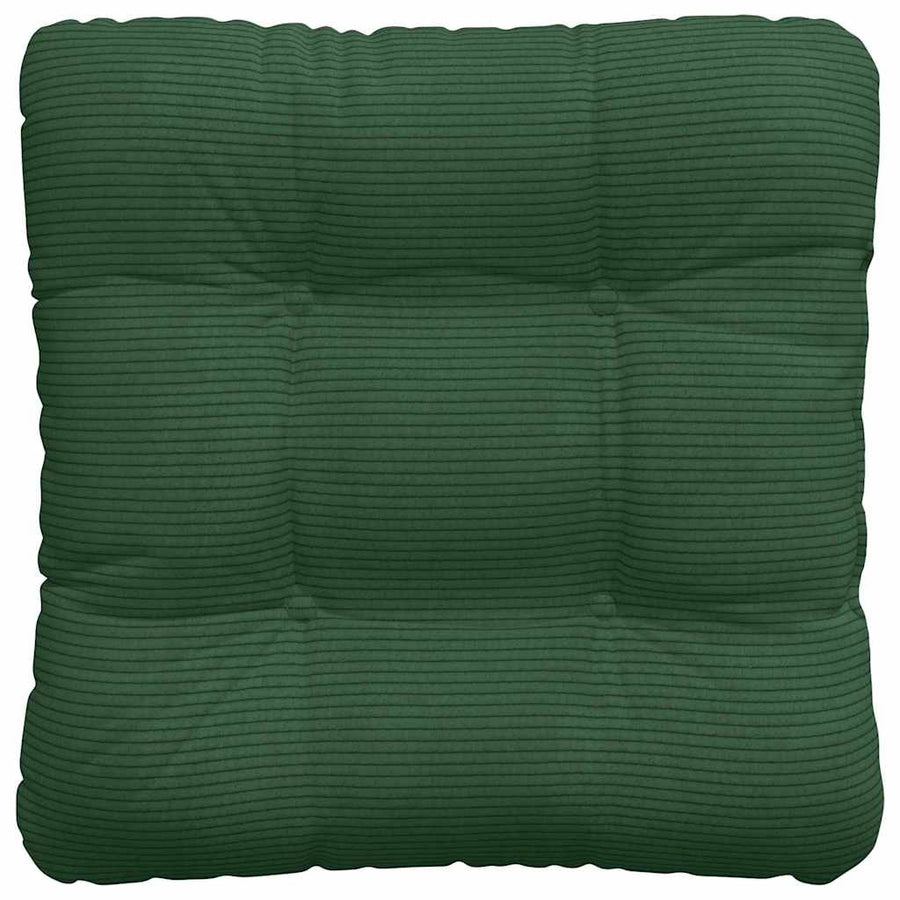 Zitkussens 4 pcs Donkergroen 40 x 40 cm Katoen Stof