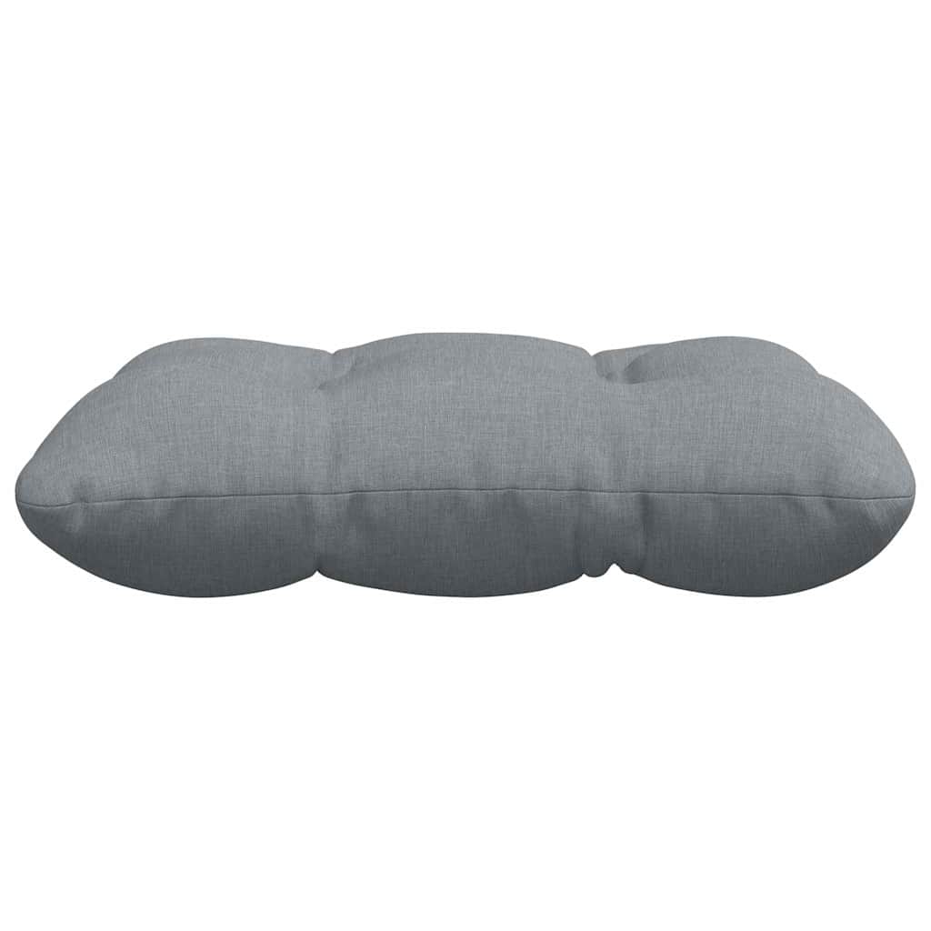 Zitkussens 4 pcs Lichtgrijs 45 x 45 x 12 cm Stof