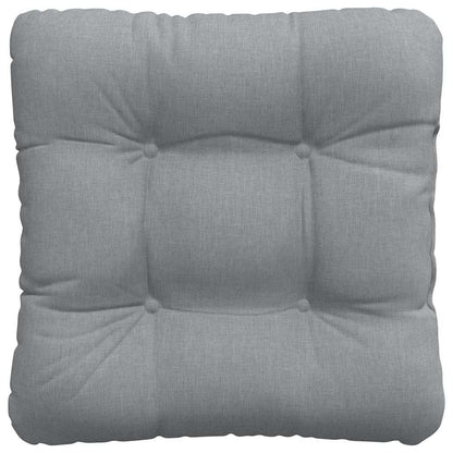 Zitkussens 4 pcs Lichtgrijs 45 x 45 x 12 cm Stof