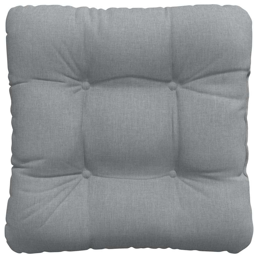 Zitkussens 4 pcs Lichtgrijs 45 x 45 x 12 cm Stof
