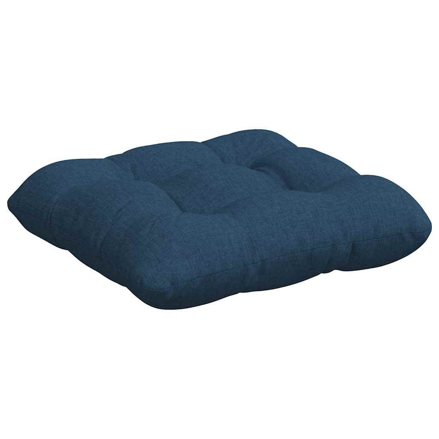 Zitkussens 4 pcs Blauw 45 x 45 x 12 cm Stof