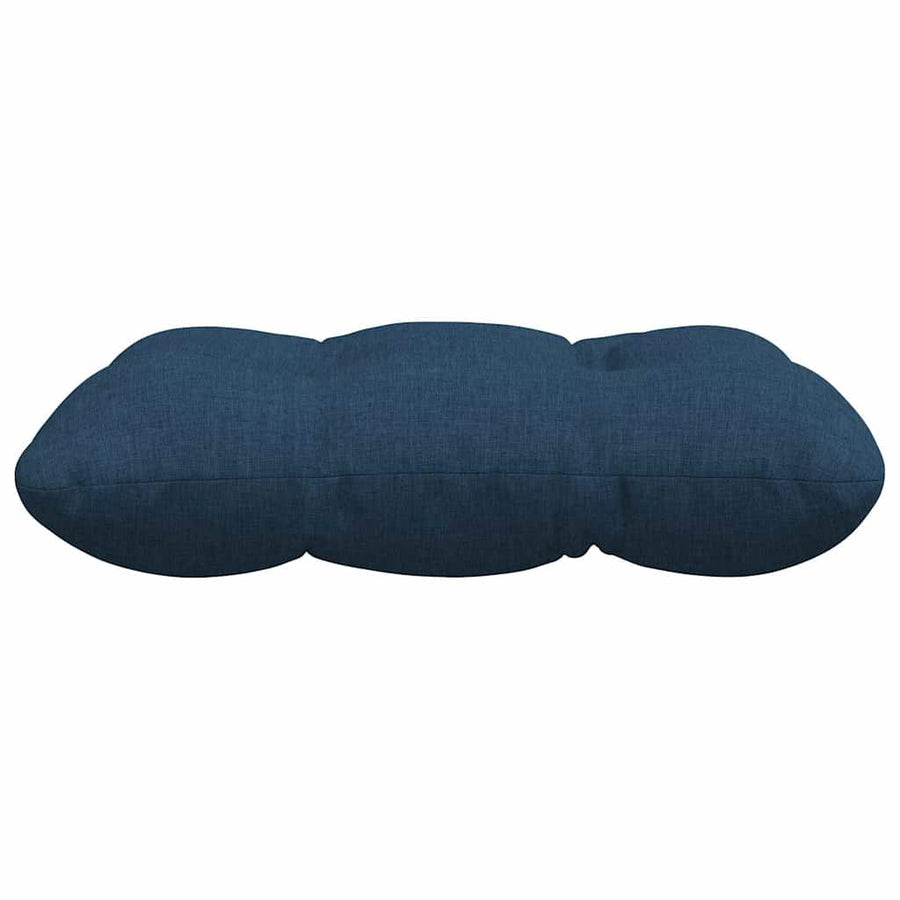 Zitkussens 4 pcs Blauw 45 x 45 x 12 cm Stof