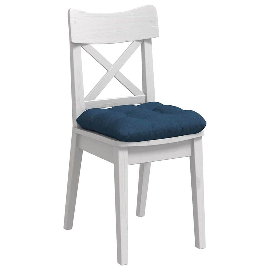 Zitkussens 4 pcs Blauw 45 x 45 x 12 cm Stof