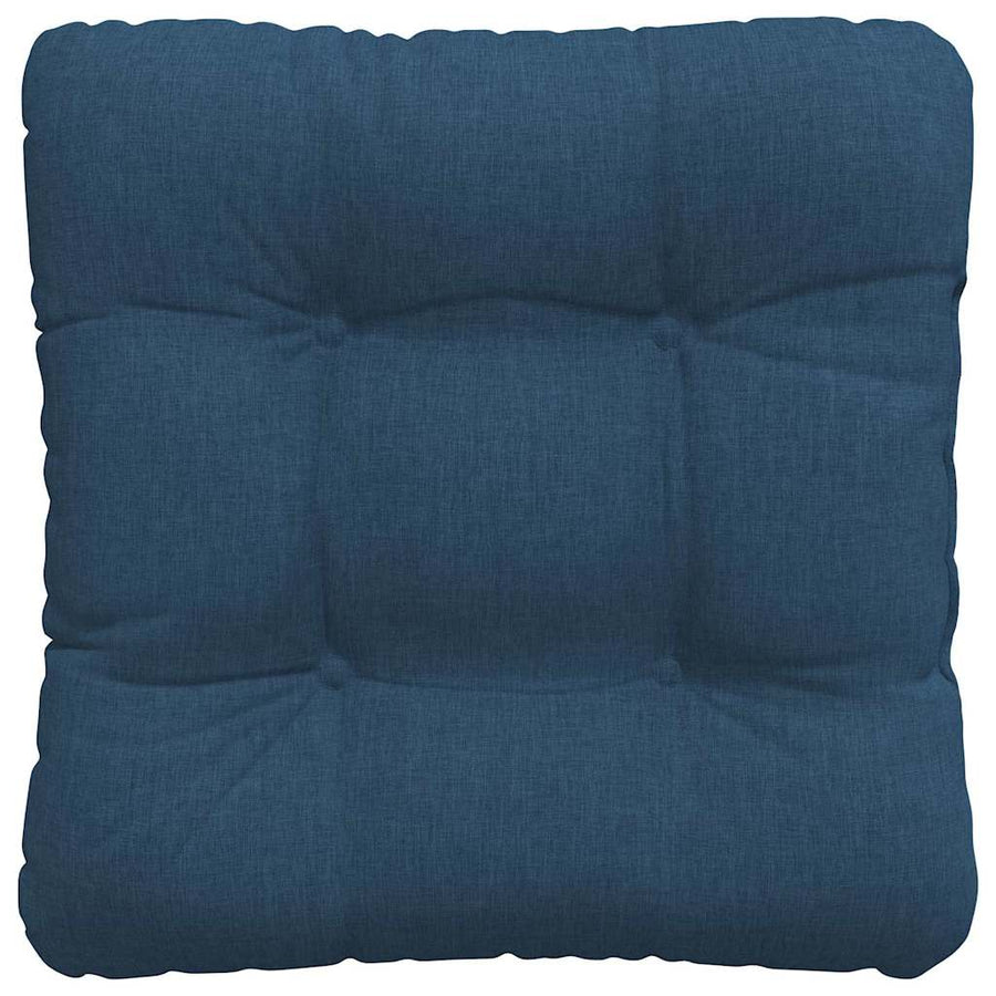 Zitkussens 4 pcs Blauw 45 x 45 x 12 cm Stof