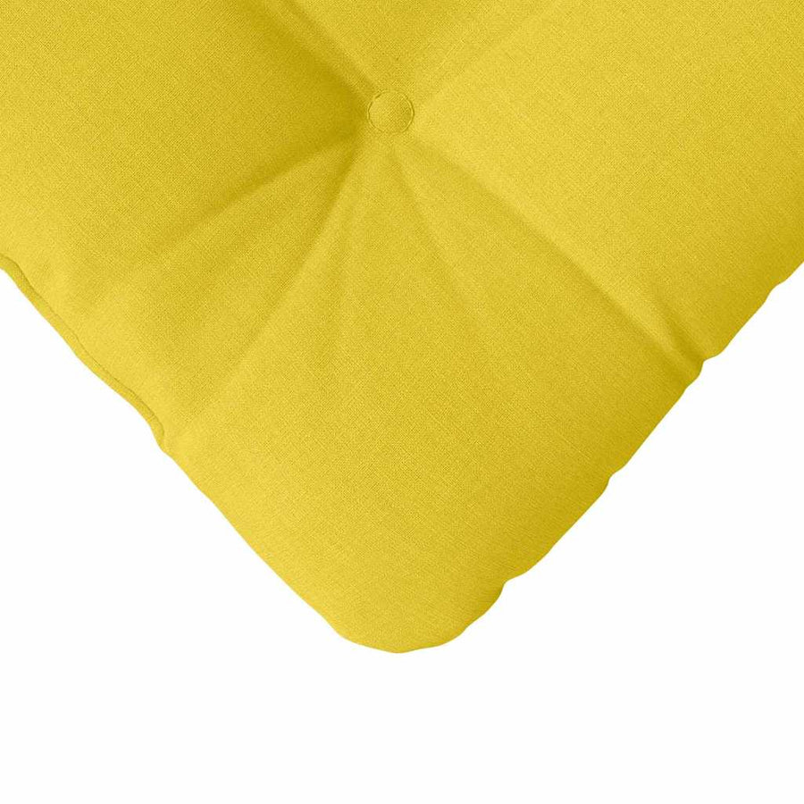 Zitkussens 4 pcs Lichtgeel 45 x 45 x 12 cm Stof