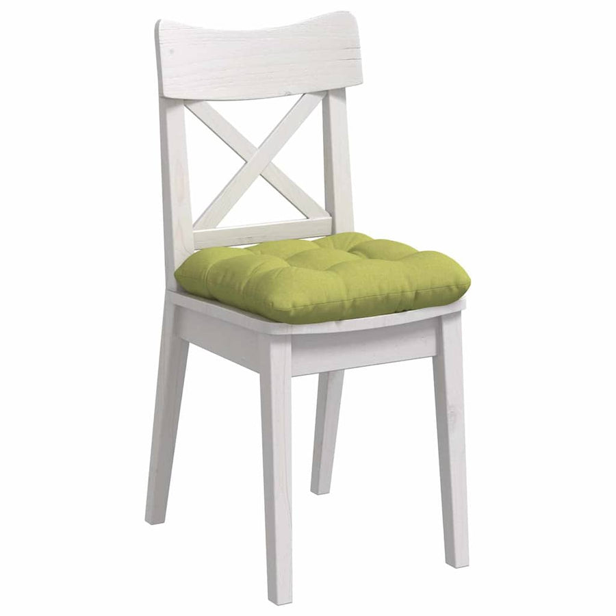 Zitkussens 4 pcs Lichtgroen 45 x 45 x 12 cm Stof