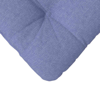 Zitkussens 4 pcs Jeans Blauw 45 x 45 x 12 cm Stof