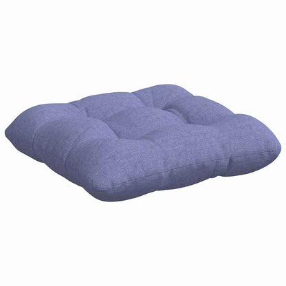 Zitkussens 4 pcs Jeans Blauw 45 x 45 x 12 cm Stof