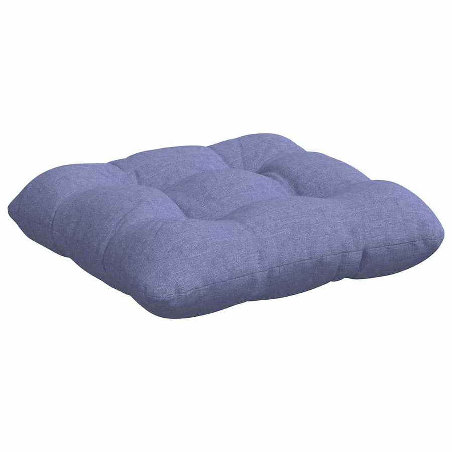 Zitkussens 4 pcs Jeans Blauw 45 x 45 x 12 cm Stof