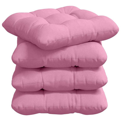 Zitkussens 4 pcs Roze 45 x 45 x 12 cm Stof