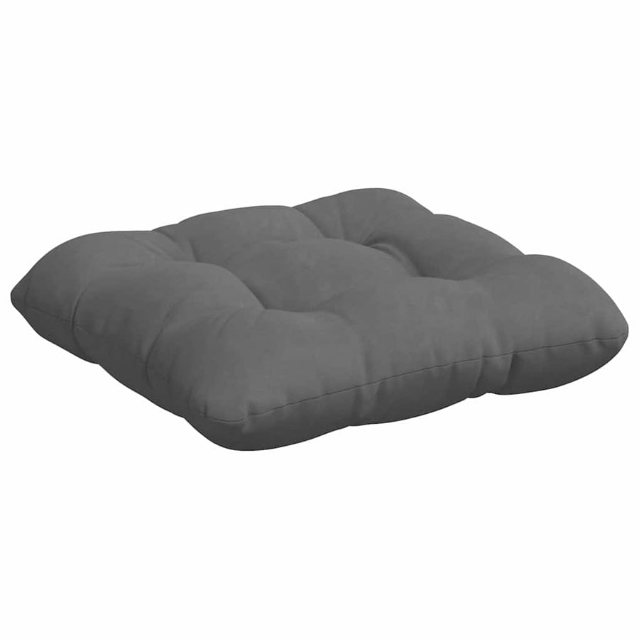 Zitkussens 4 pcs Donkergrijs 45 x 45 cm Microvezel Stof