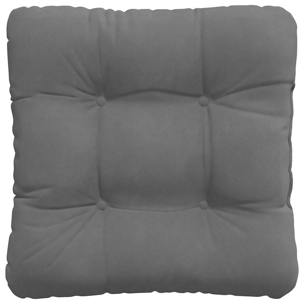 Zitkussens 4 pcs Donkergrijs 45 x 45 cm Microvezel Stof