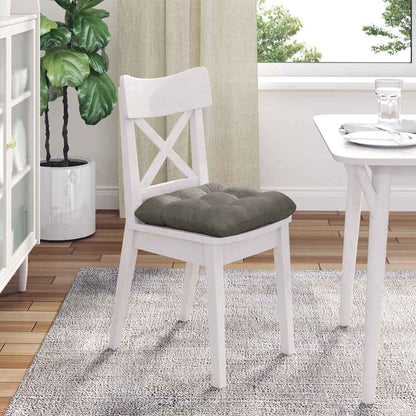 Zitkussens 4 pcs Lichtgrijs 45 x 45 cm Katoen Stof
