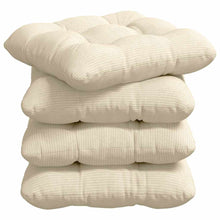 Zitkussens 4 pcs Crème 45 x 45 cm Katoen Stof
