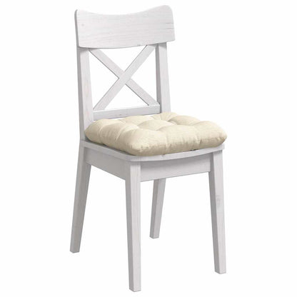 Zitkussens 4 pcs Crème 45 x 45 cm Katoen Stof