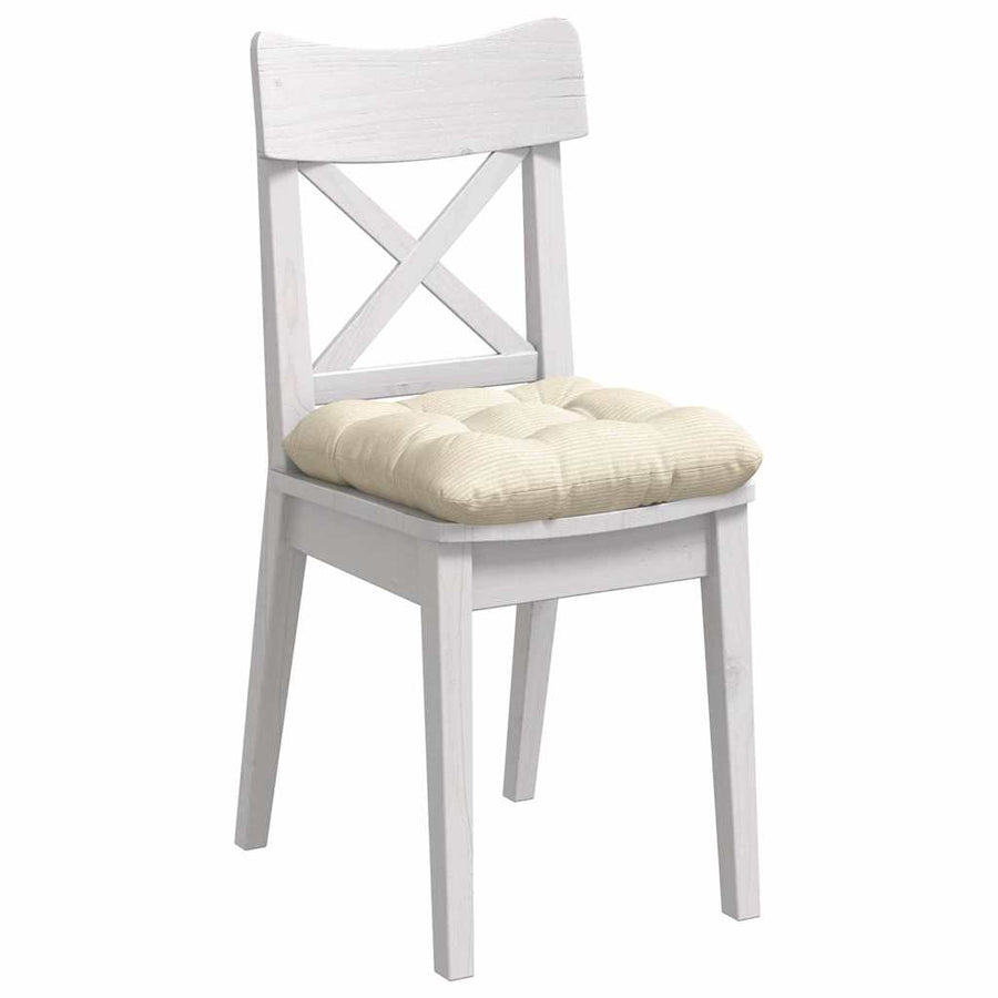 Zitkussens 4 pcs Crème 45 x 45 cm Katoen Stof