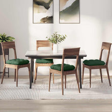 Zitkussens 4 pcs Donkergroen 45 x 45 cm Katoen Stof