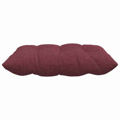 Zitkussens 2 pcs Wijnrood 40 x 40 x 6 cm Stof