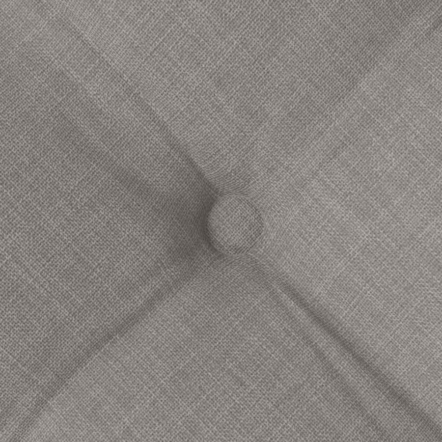 Zitkussens 2 pcs Taupe 40 x 40 x 6 cm Stof