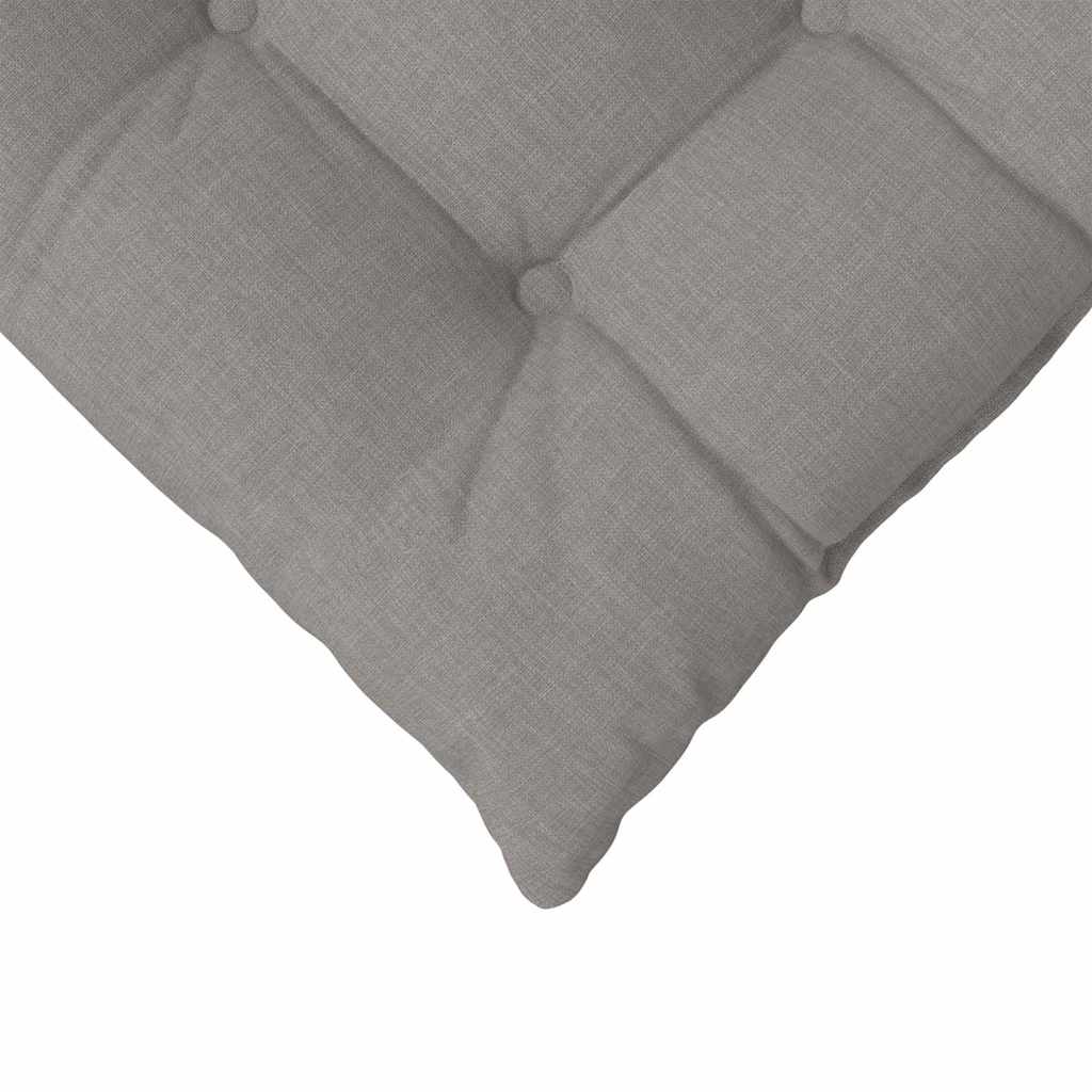Zitkussens 2 pcs Taupe 40 x 40 x 6 cm Stof