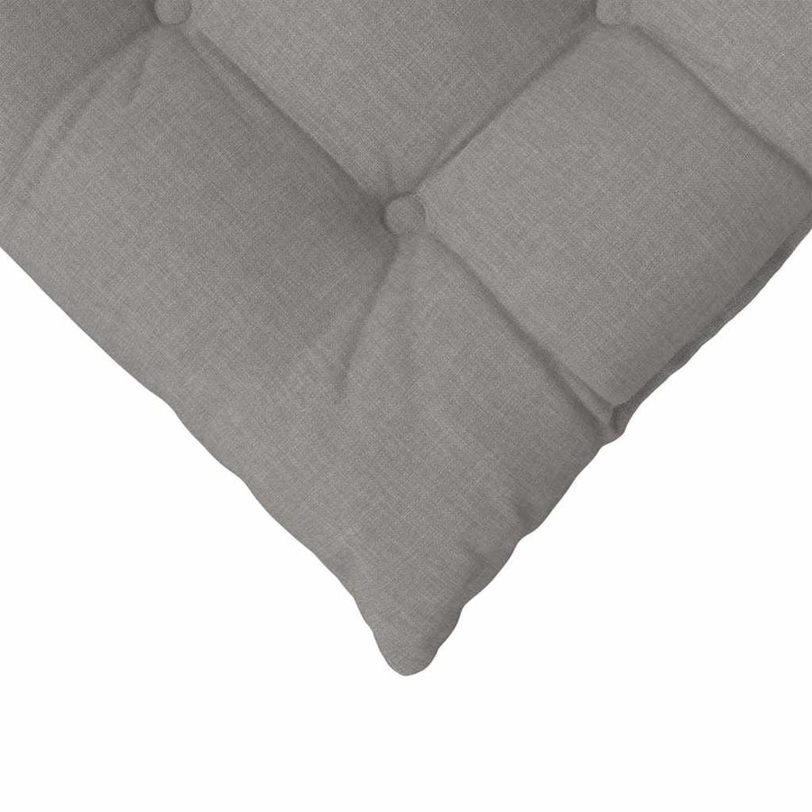 Zitkussens 2 pcs Taupe 40 x 40 x 6 cm Stof