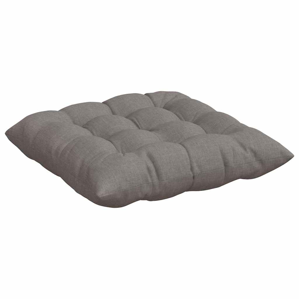 Zitkussens 2 pcs Taupe 40 x 40 x 6 cm Stof