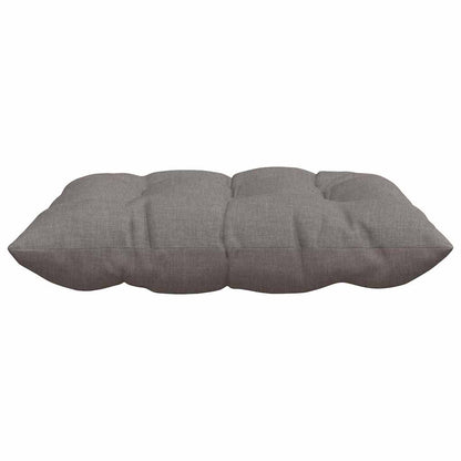 Zitkussens 2 pcs Taupe 40 x 40 x 6 cm Stof