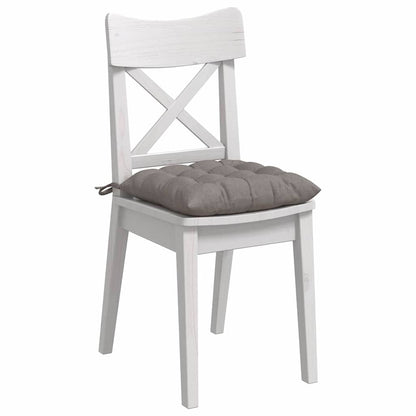 Zitkussens 2 pcs Taupe 40 x 40 x 6 cm Stof