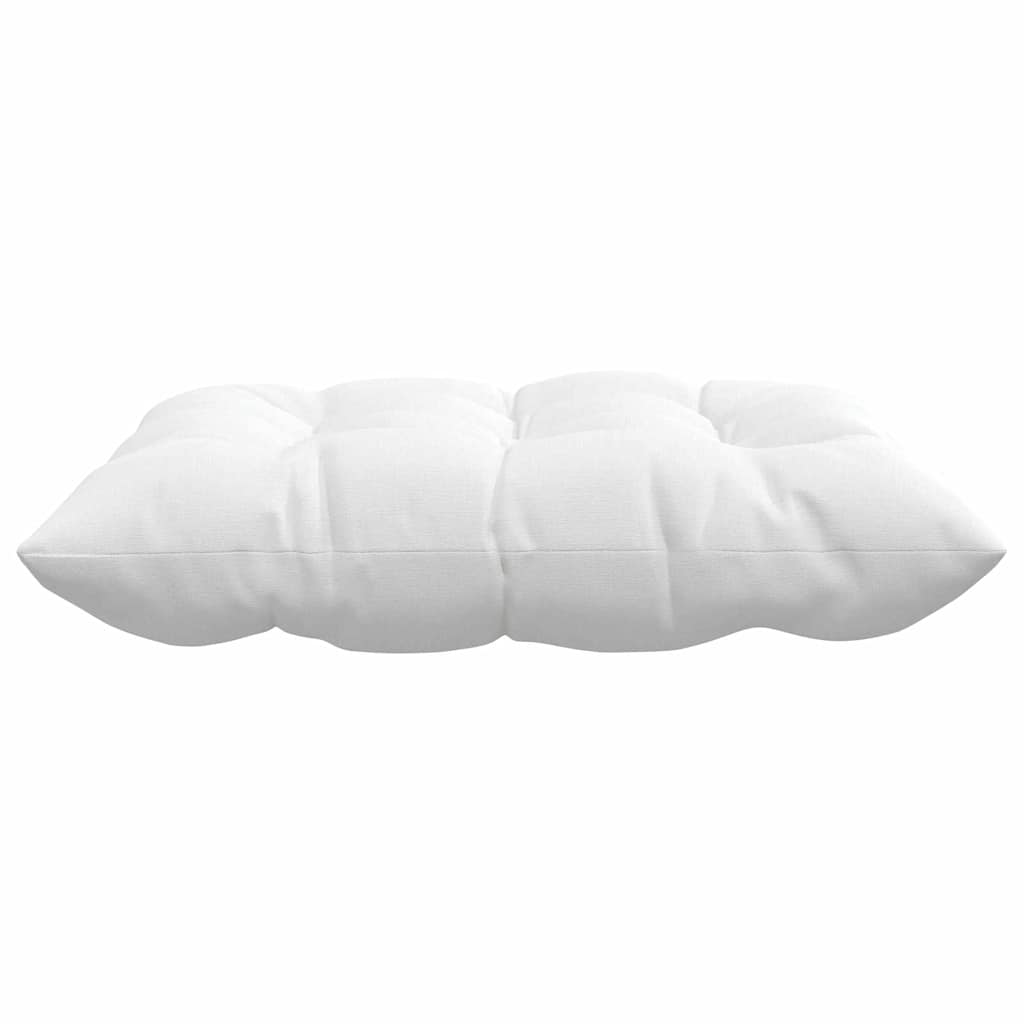 Zitkussens 2 pcs Wit 40 x 40 x 6 cm Stof
