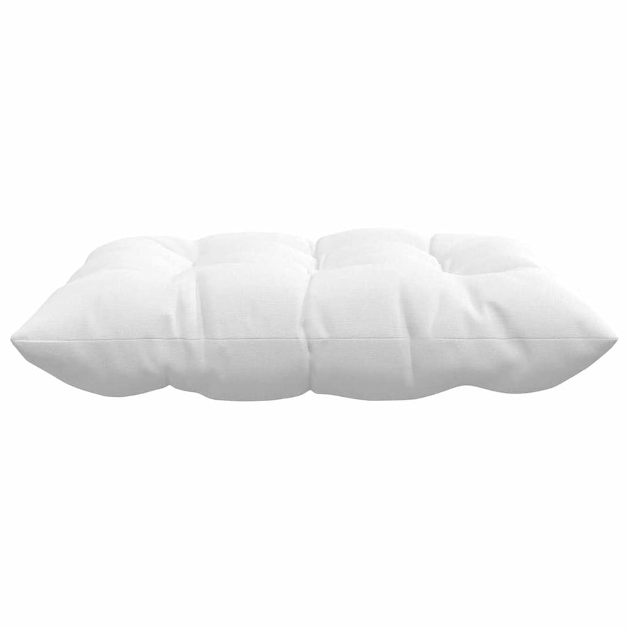 Zitkussens 2 pcs Wit 40 x 40 x 6 cm Stof