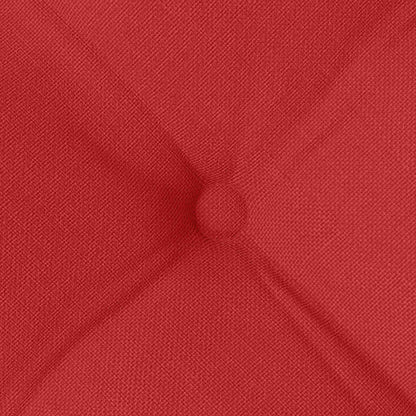 Zitkussens 2 pcs Rood 40 x 40 x 6 cm Stof