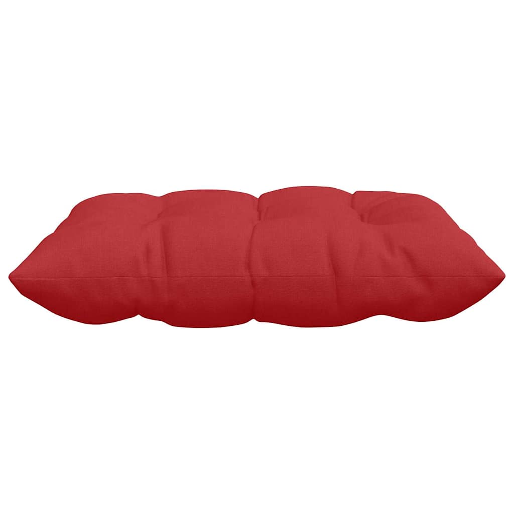 Zitkussens 2 pcs Rood 40 x 40 x 6 cm Stof
