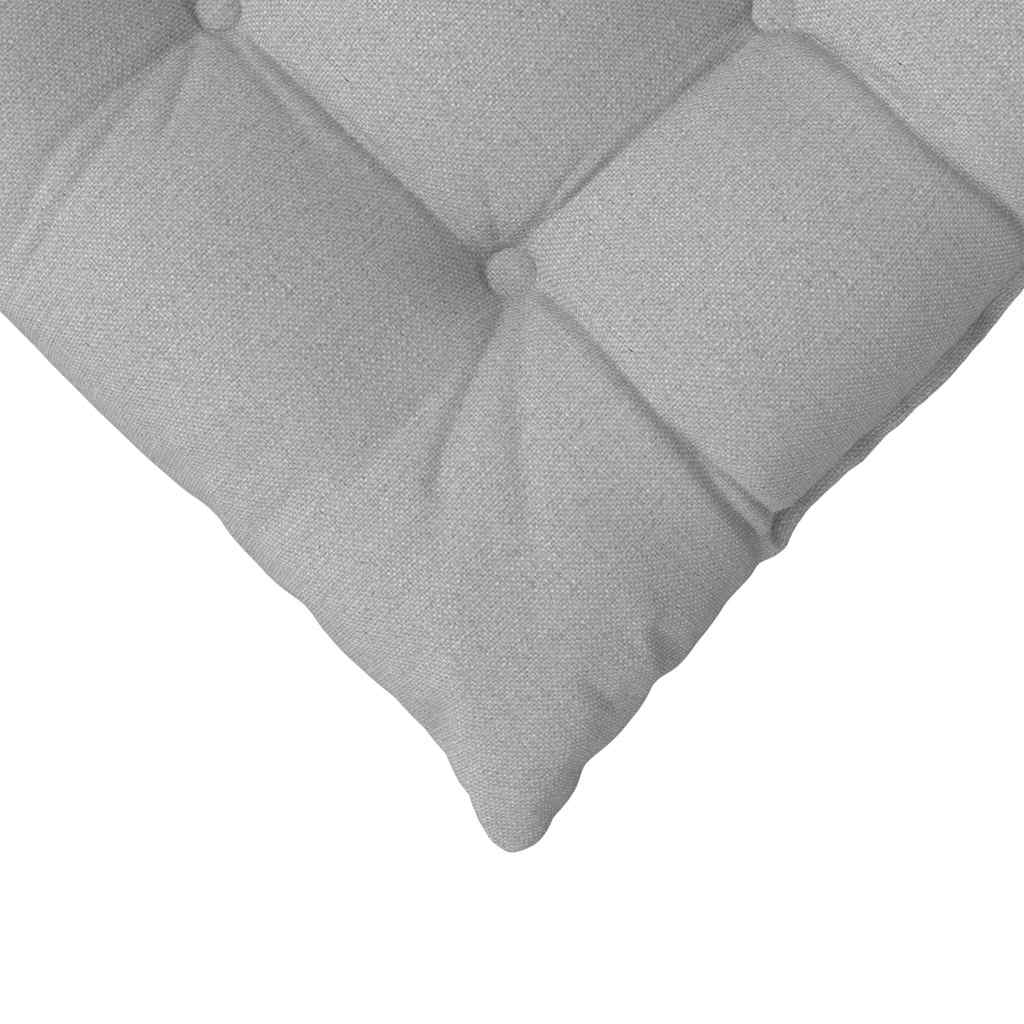 Zitkussens 2 pcs Wolkengrijs 40 x 40 x 6 cm Stof