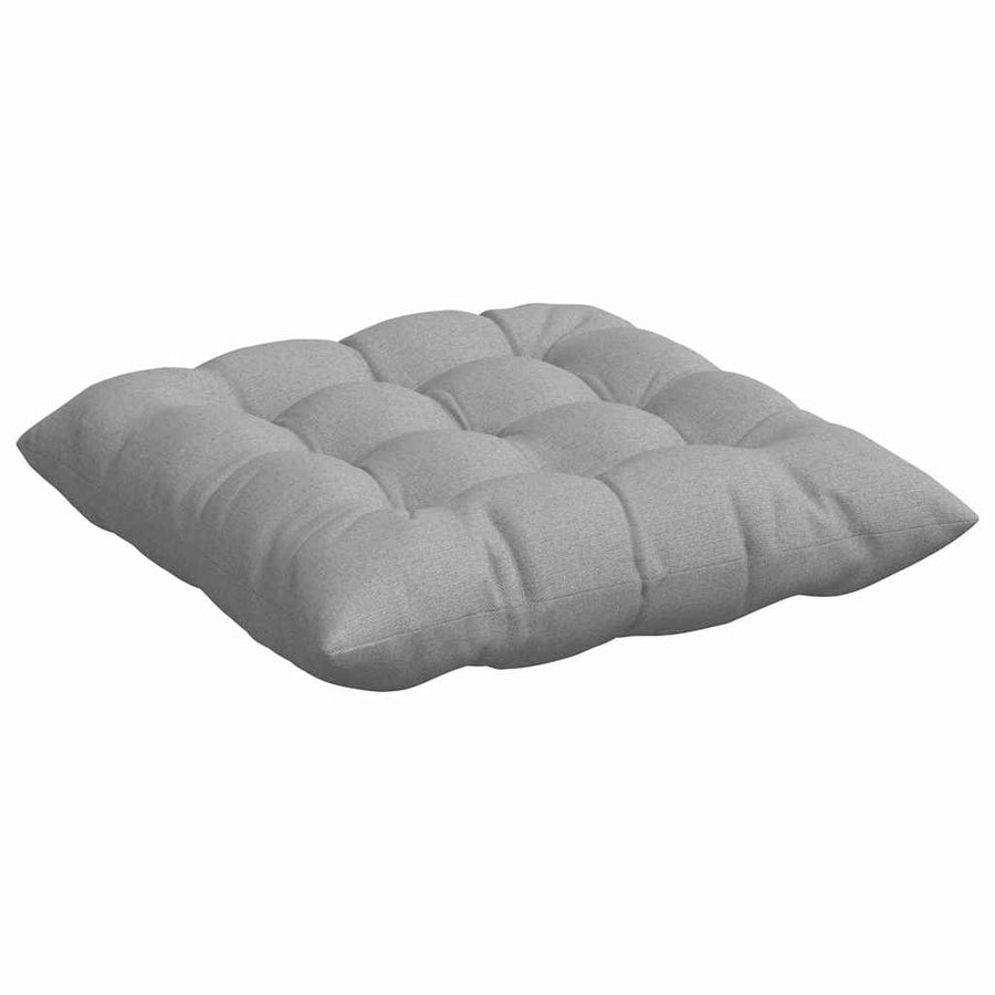Zitkussens 2 pcs Wolkengrijs 40 x 40 x 6 cm Stof