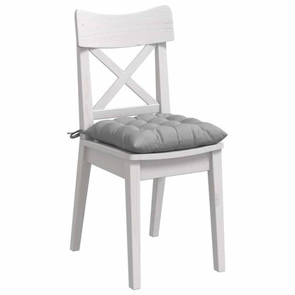 Zitkussens 2 pcs Wolkengrijs 40 x 40 x 6 cm Stof