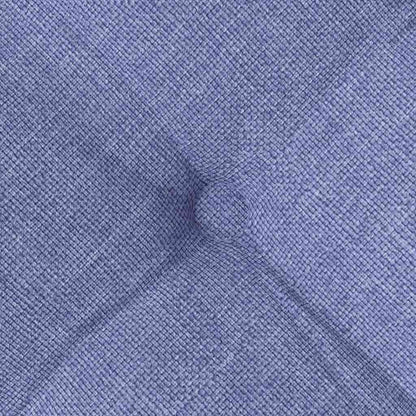 Zitkussens 2 pcs Jeans Blauw 40 x 40 x 6 cm Stof